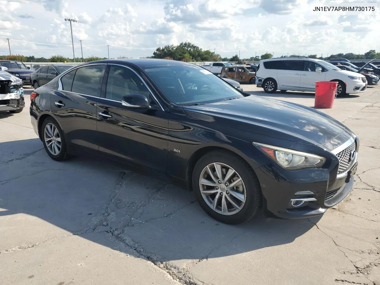 2017 Infiniti Q50 Premium VIN: JN1EV7AP8HM730175 Lot: 58578034