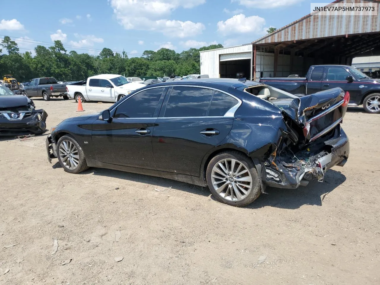 2017 Infiniti Q50 Premium VIN: JN1EV7AP5HM737973 Lot: 58760084