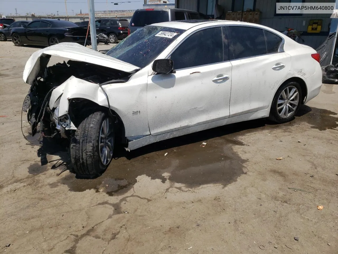 JN1CV7AP5HM640800 2017 Infiniti Q50 Base