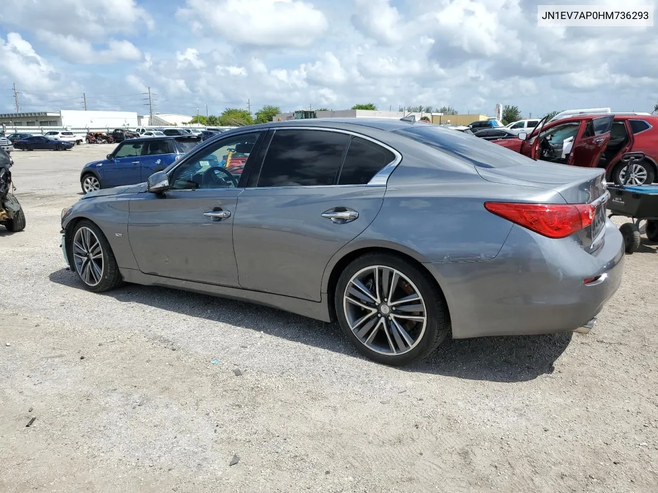 2017 Infiniti Q50 Premium VIN: JN1EV7AP0HM736293 Lot: 60238534