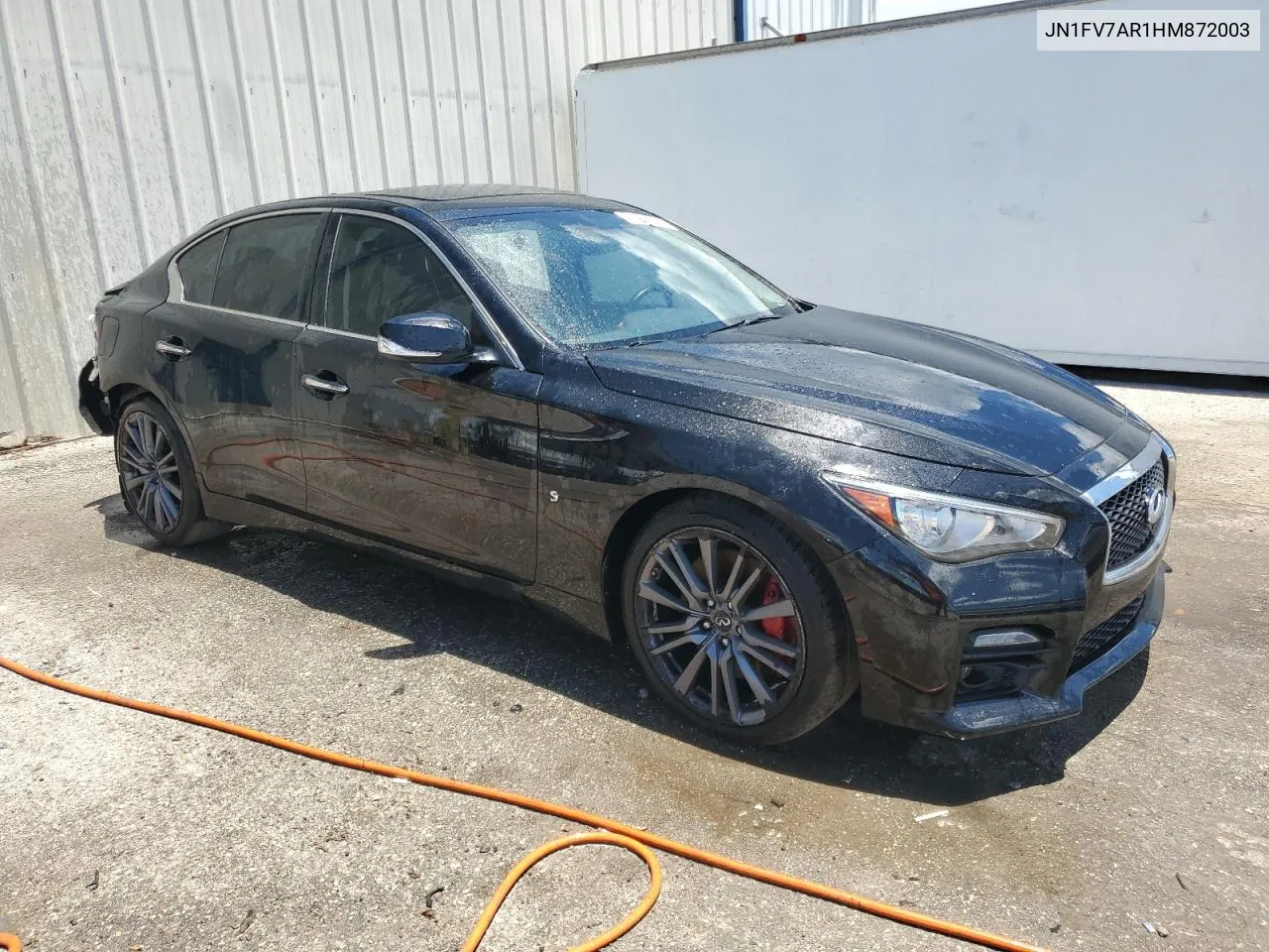 JN1FV7AR1HM872003 2017 Infiniti Q50 Red Sport 400