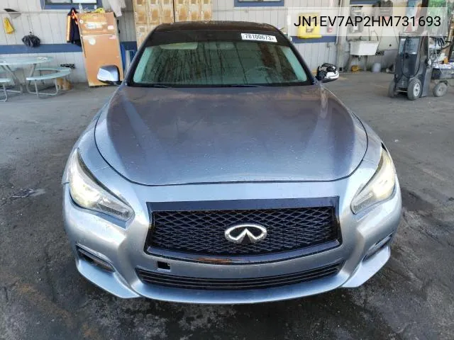 2017 Infiniti Q50 Premium VIN: JN1EV7AP2HM731693 Lot: 61866684