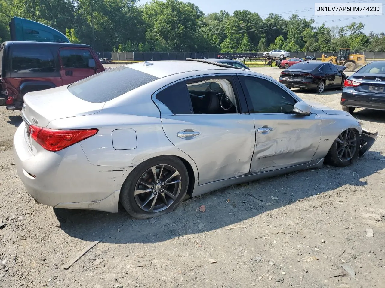 2017 Infiniti Q50 Premium VIN: JN1EV7AP5HM744230 Lot: 62394144