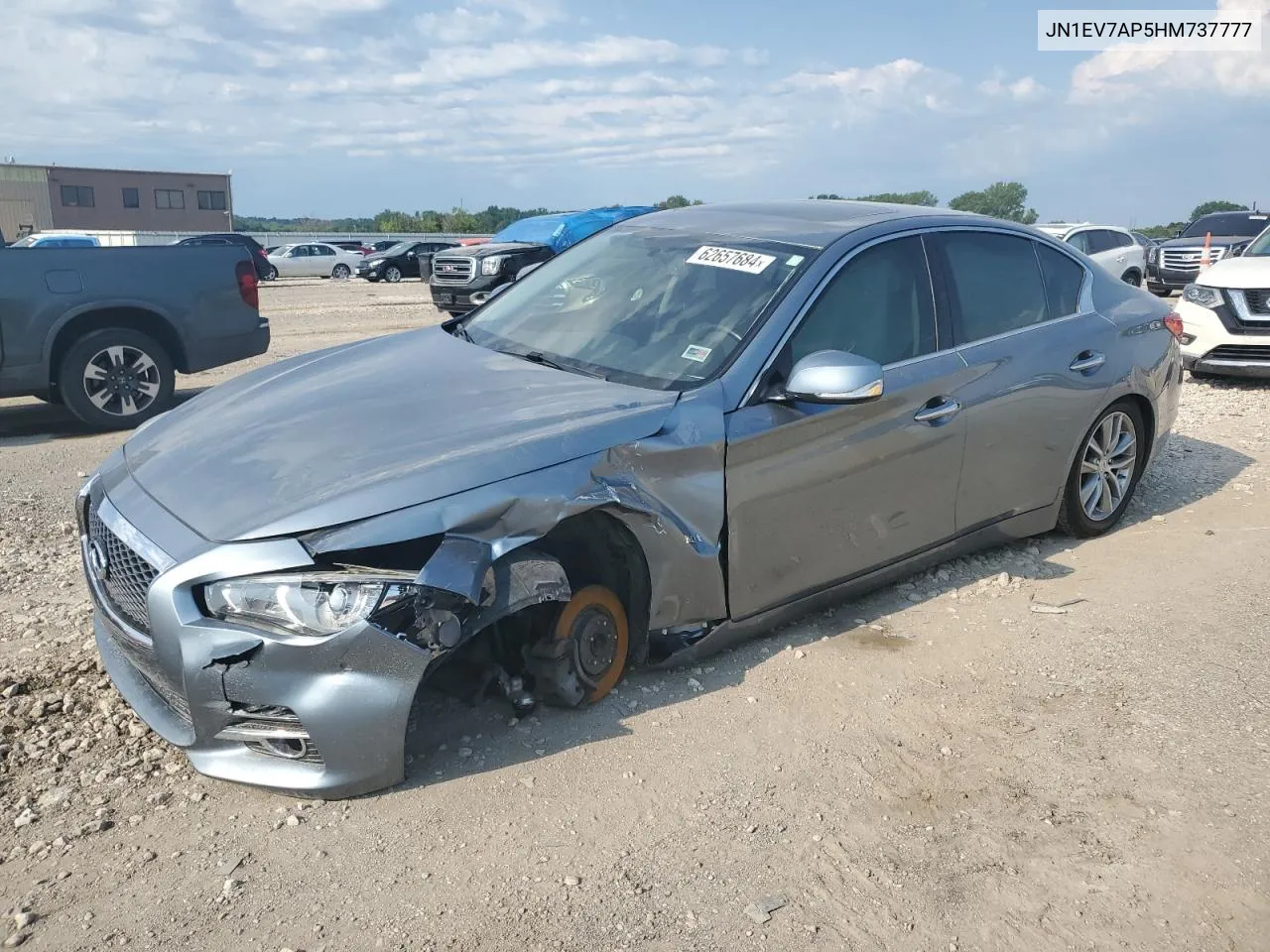 2017 Infiniti Q50 Premium VIN: JN1EV7AP5HM737777 Lot: 62657684