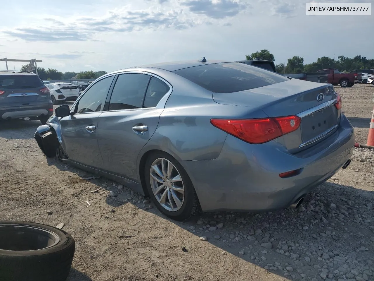 2017 Infiniti Q50 Premium VIN: JN1EV7AP5HM737777 Lot: 62657684