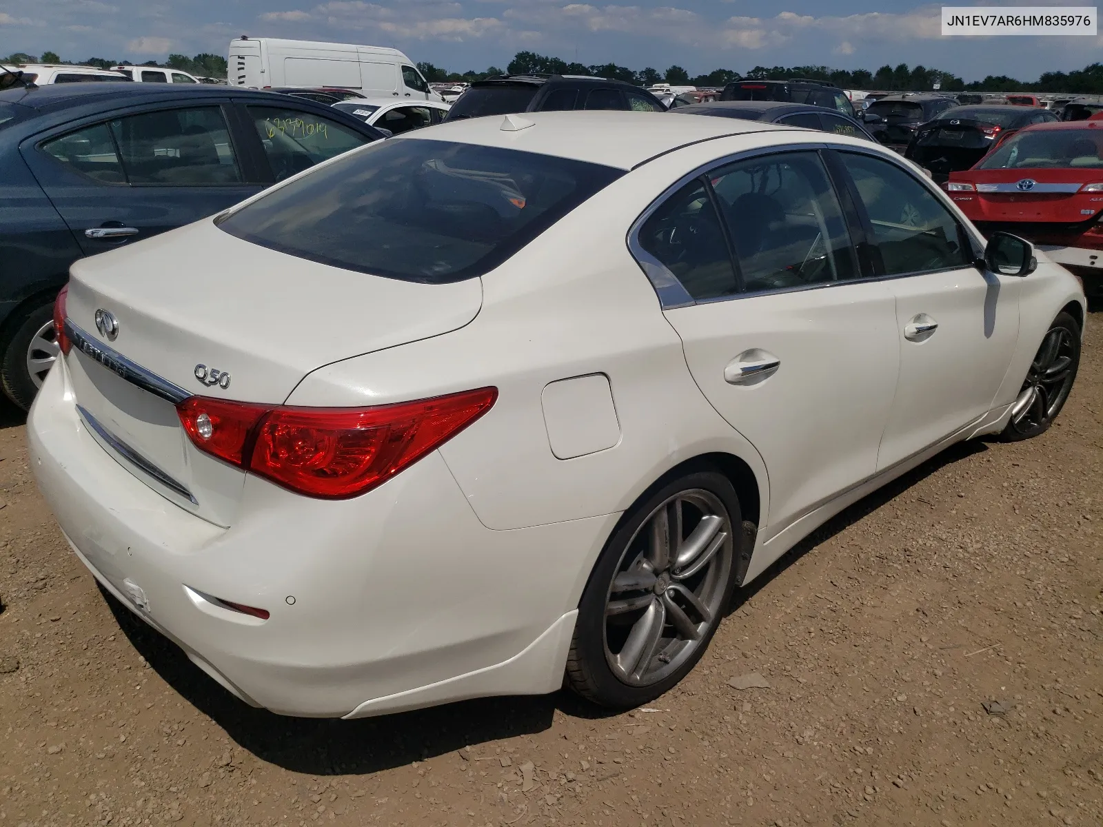 2017 Infiniti Q50 Premium VIN: JN1EV7AR6HM835976 Lot: 62657734