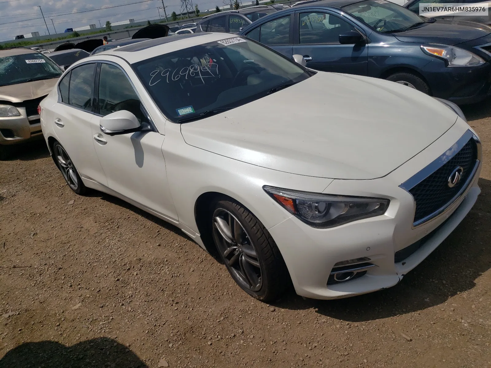 2017 Infiniti Q50 Premium VIN: JN1EV7AR6HM835976 Lot: 62657734