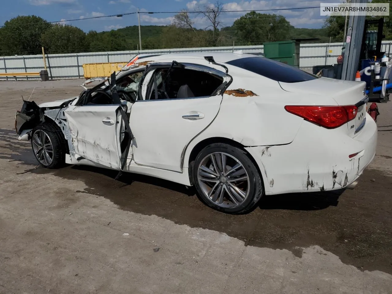 2017 Infiniti Q50 Premium VIN: JN1EV7AR8HM834862 Lot: 62843284