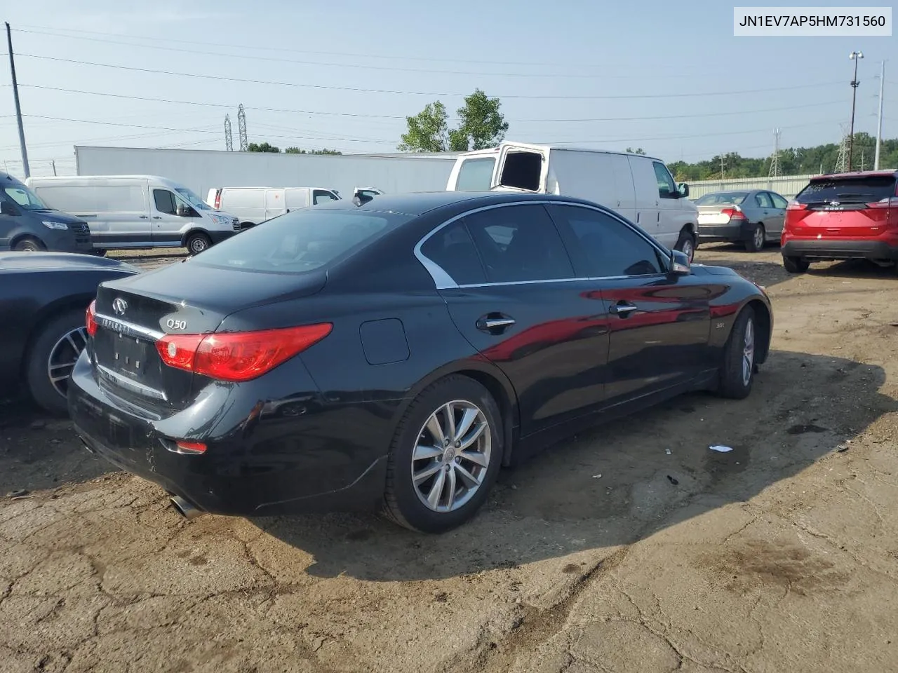 2017 Infiniti Q50 Premium VIN: JN1EV7AP5HM731560 Lot: 64009534