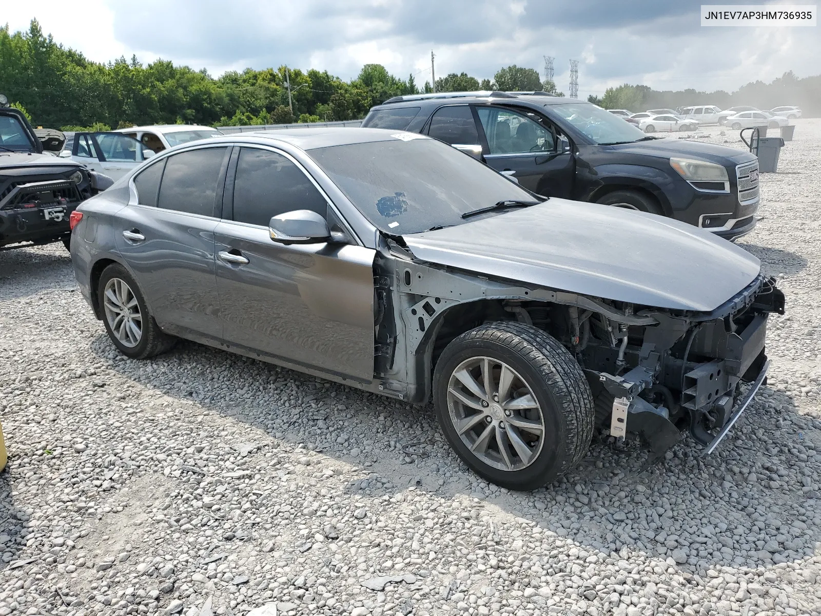 2017 Infiniti Q50 Premium VIN: JN1EV7AP3HM736935 Lot: 64156814