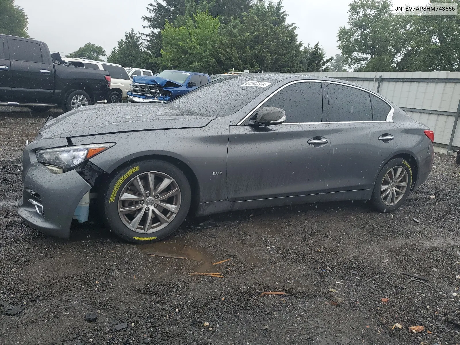 2017 Infiniti Q50 Premium VIN: JN1EV7AP8HM743556 Lot: 64304264