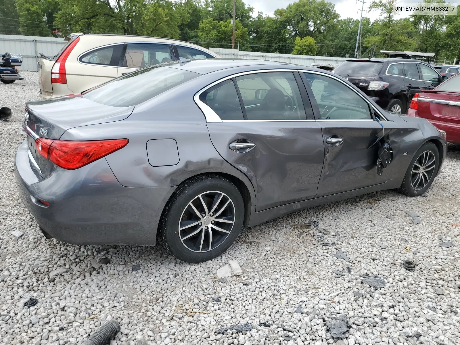 2017 Infiniti Q50 Premium VIN: JN1EV7AR7HM833217 Lot: 64621684