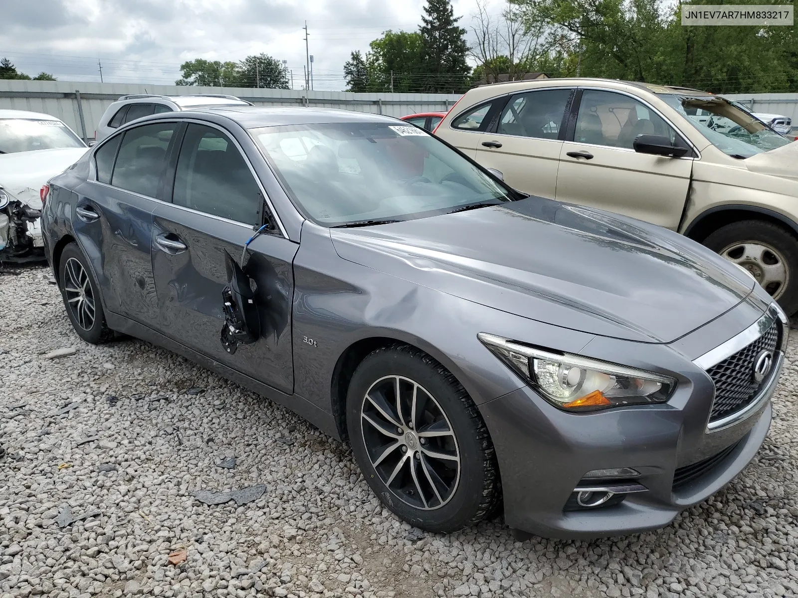 2017 Infiniti Q50 Premium VIN: JN1EV7AR7HM833217 Lot: 64621684