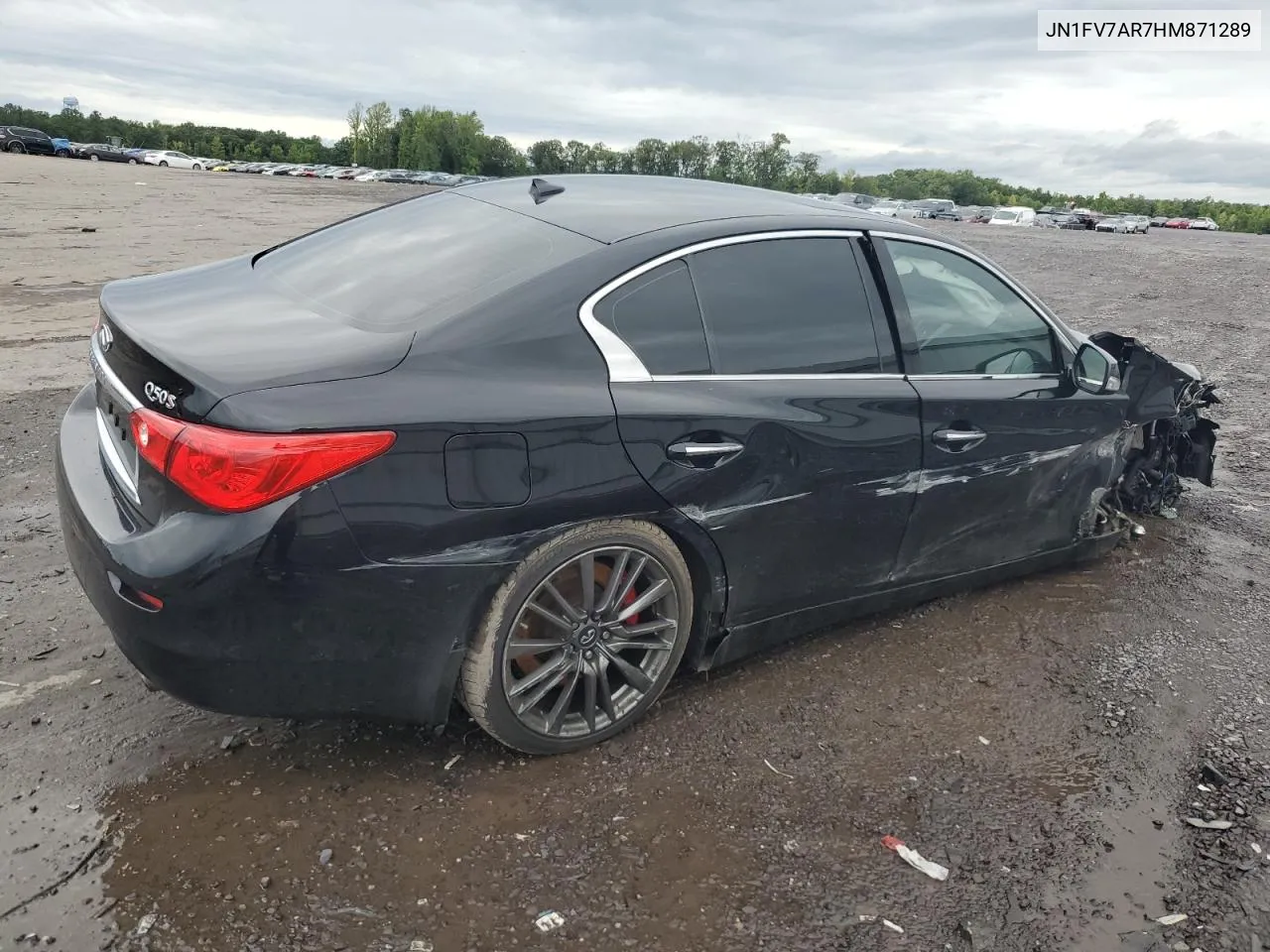 JN1FV7AR7HM871289 2017 Infiniti Q50 Red Sport 400