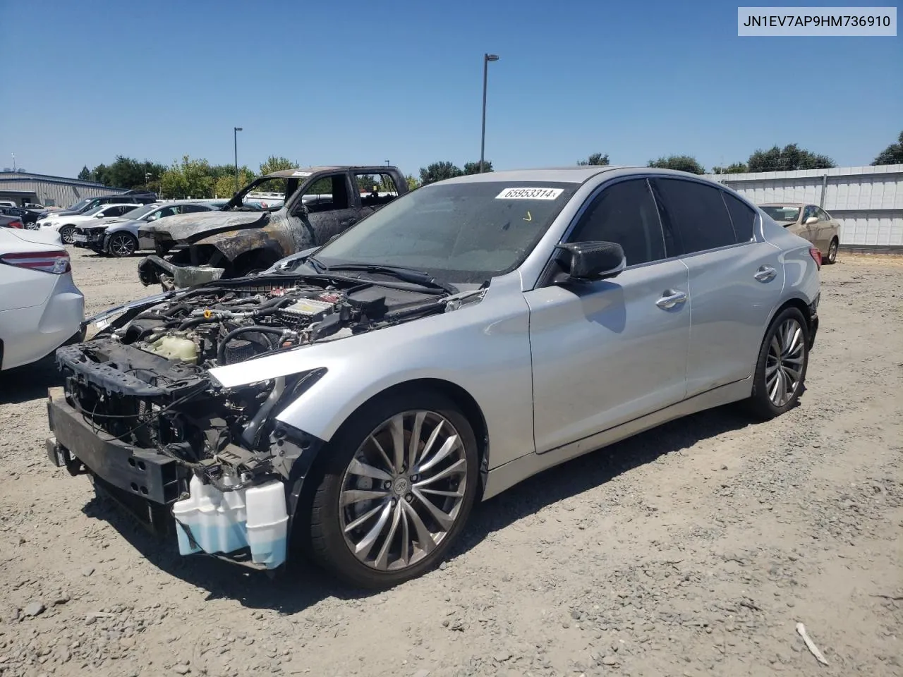 2017 Infiniti Q50 Premium VIN: JN1EV7AP9HM736910 Lot: 65953314