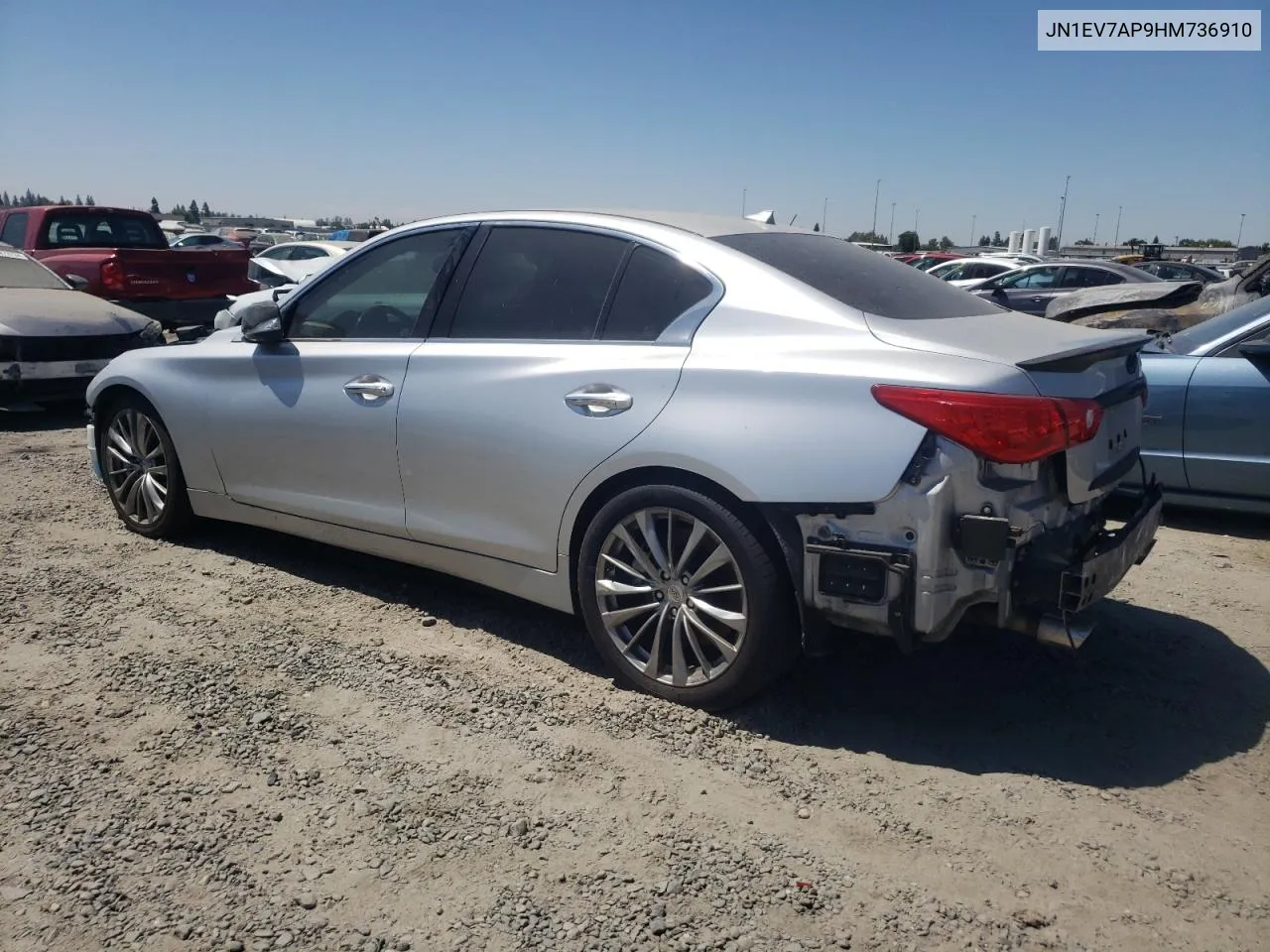 2017 Infiniti Q50 Premium VIN: JN1EV7AP9HM736910 Lot: 65953314