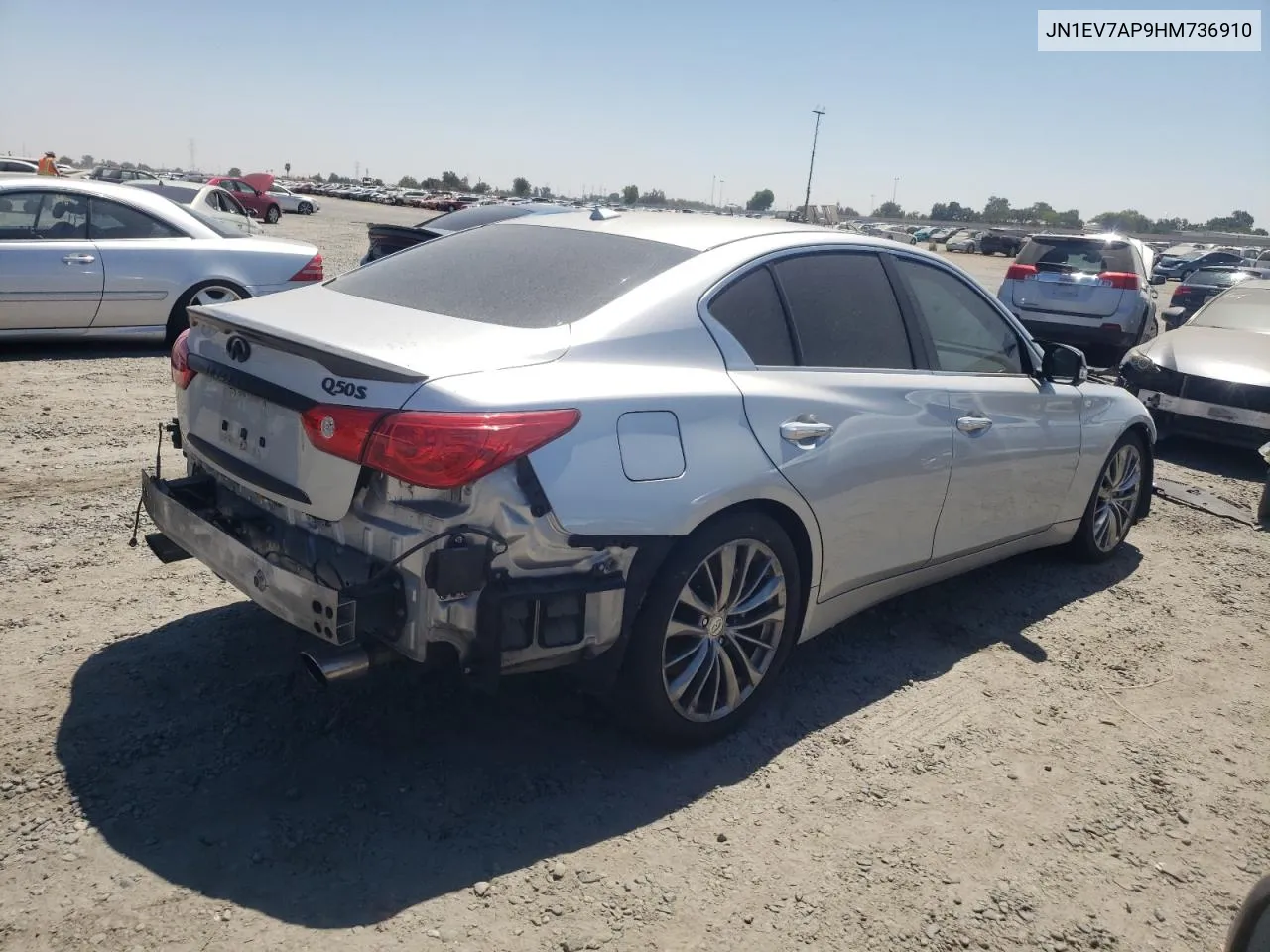 2017 Infiniti Q50 Premium VIN: JN1EV7AP9HM736910 Lot: 65953314