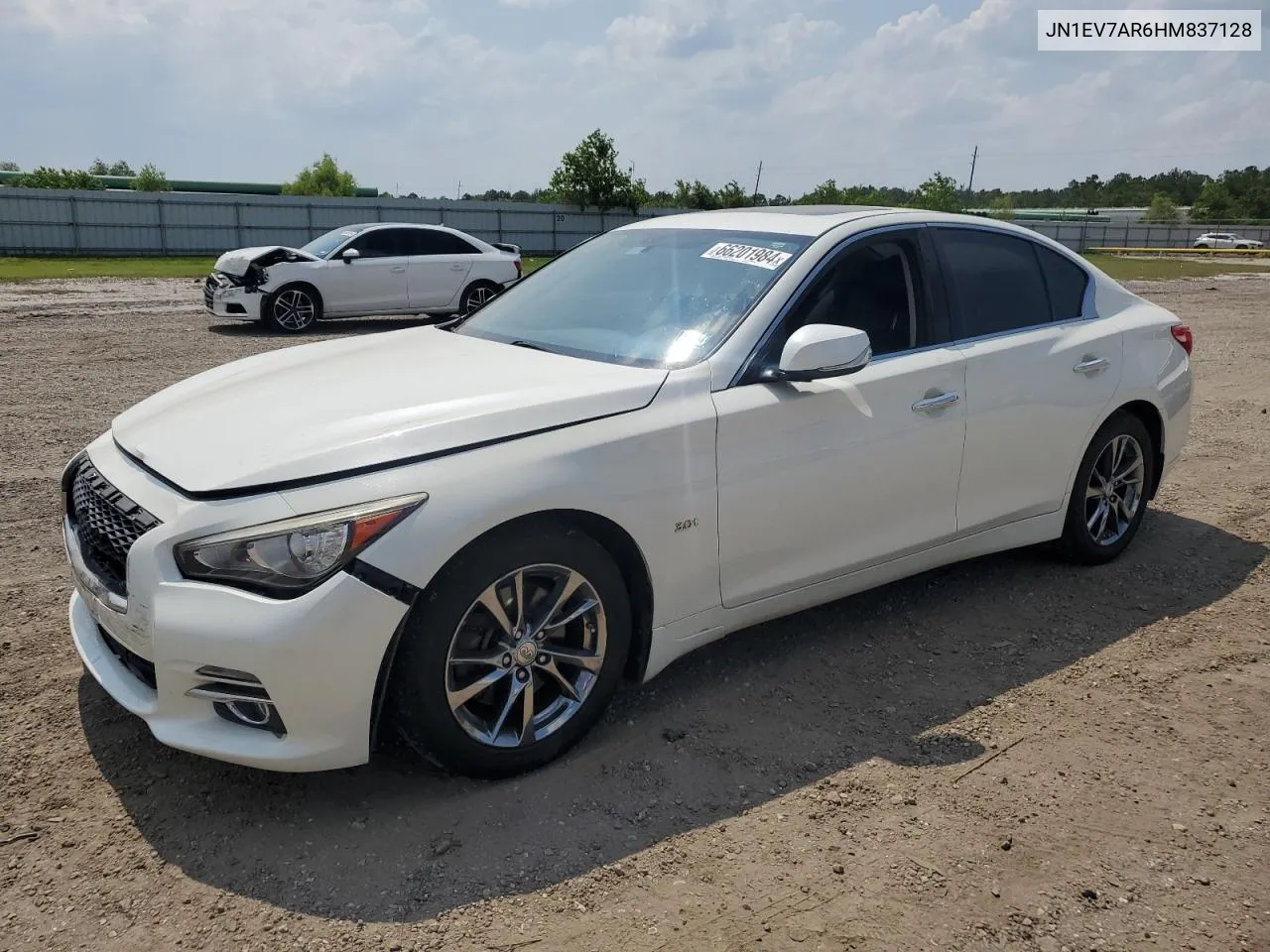 2017 Infiniti Q50 Premium VIN: JN1EV7AR6HM837128 Lot: 66201984