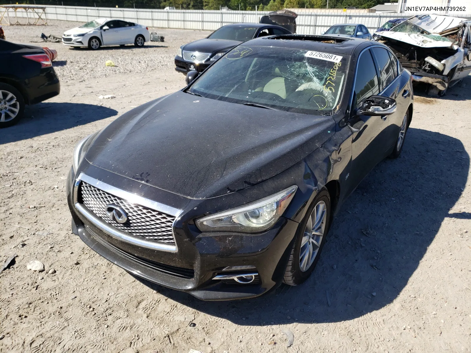 2017 Infiniti Q50 Premium VIN: JN1EV7AP4HM739262 Lot: 66298954