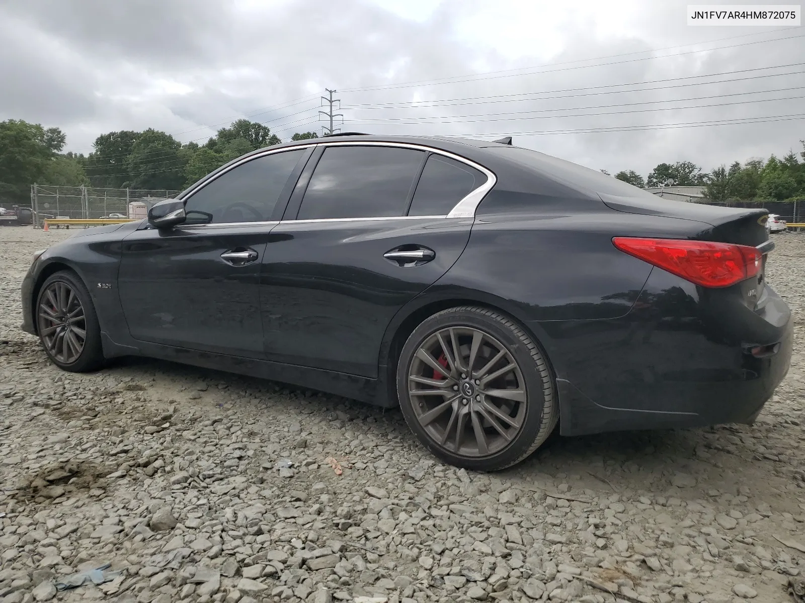 2017 Infiniti Q50 Red Sport 400 VIN: JN1FV7AR4HM872075 Lot: 66472534