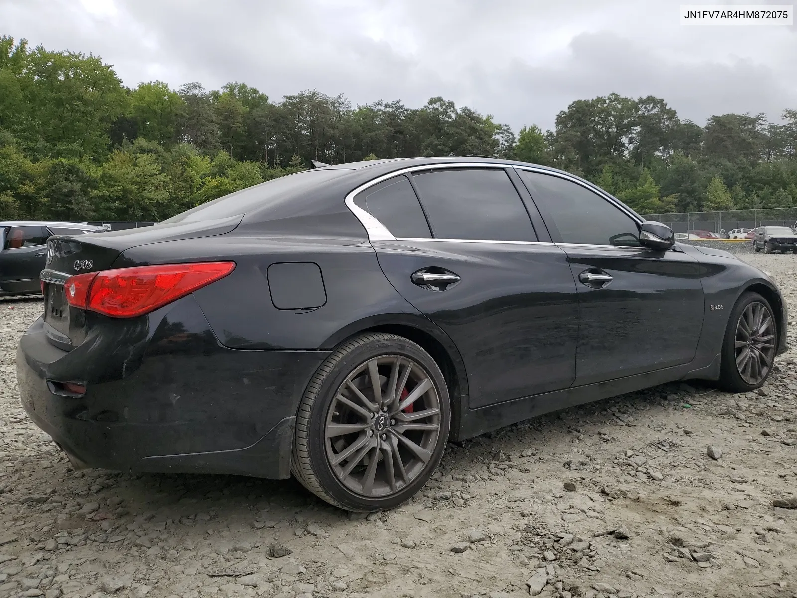 2017 Infiniti Q50 Red Sport 400 VIN: JN1FV7AR4HM872075 Lot: 66472534