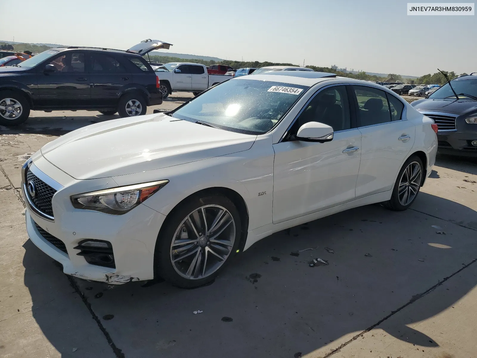 2017 Infiniti Q50 Premium VIN: JN1EV7AR3HM830959 Lot: 66746354