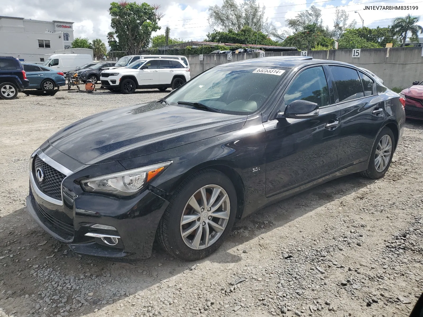 2017 Infiniti Q50 Premium VIN: JN1EV7AR8HM835199 Lot: 67549934