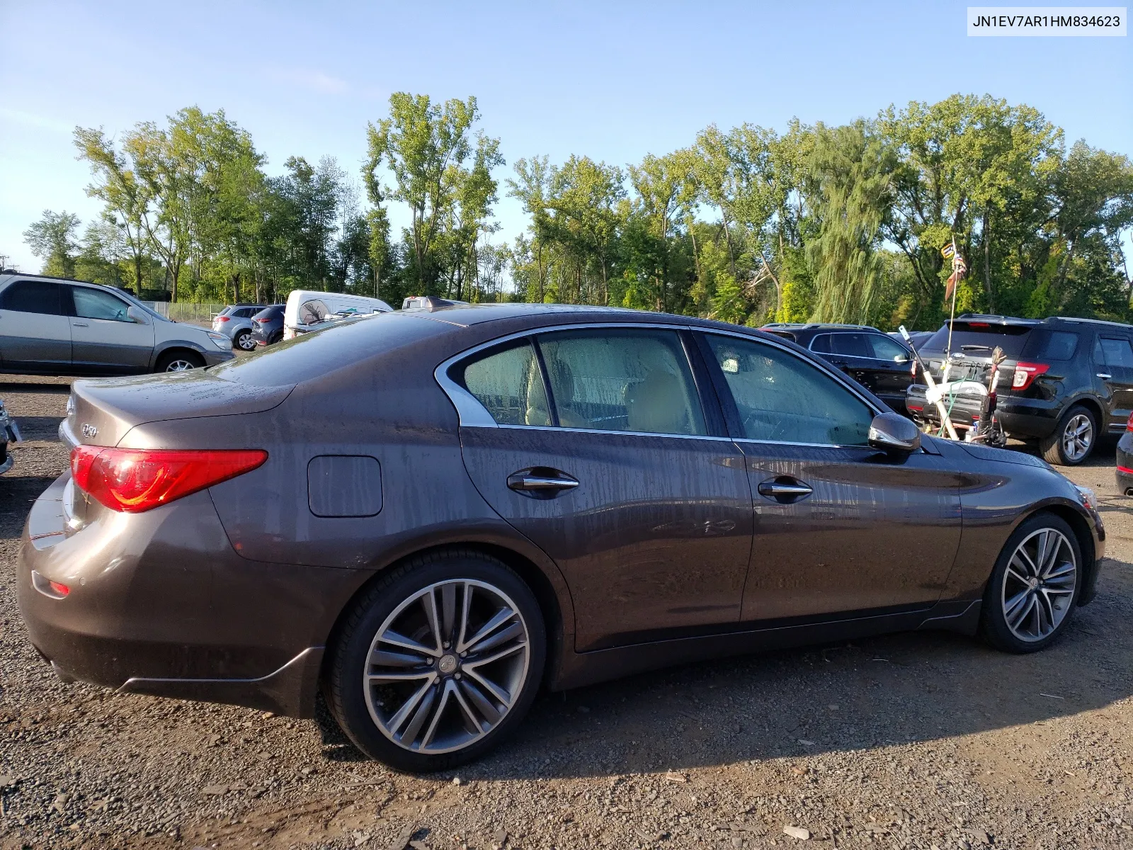 2017 Infiniti Q50 Premium VIN: JN1EV7AR1HM834623 Lot: 67654274