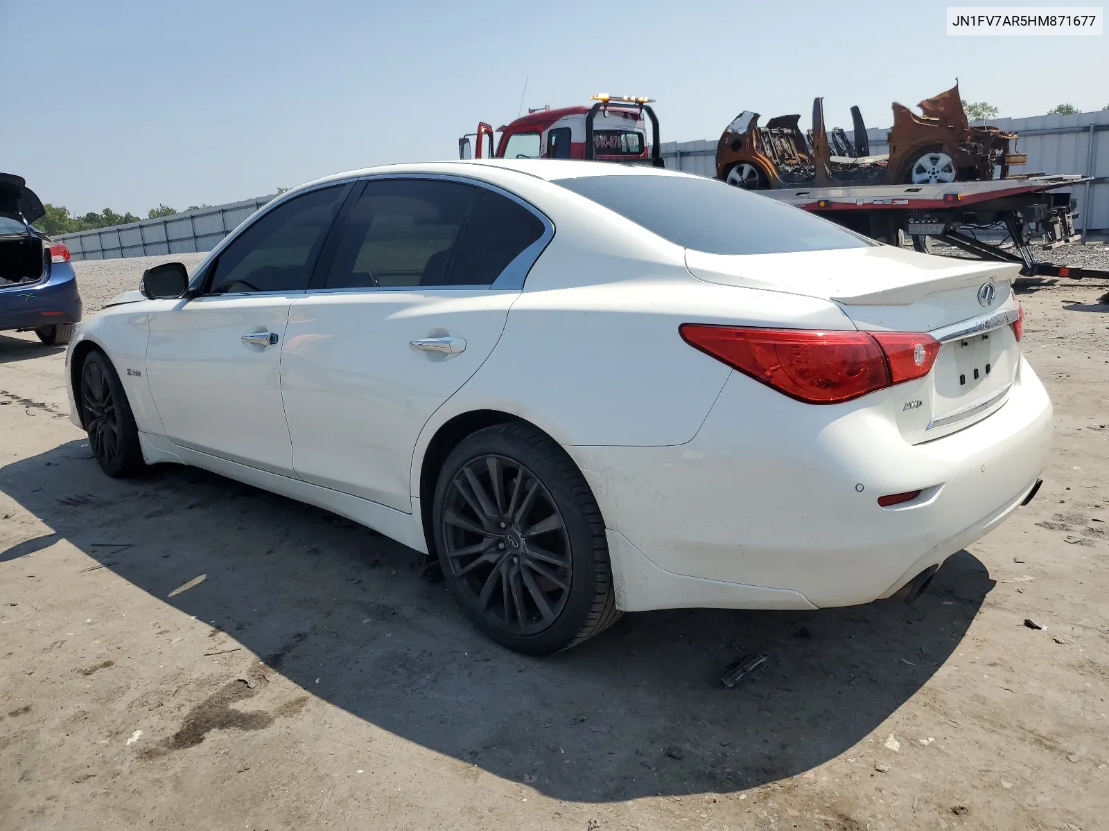 JN1FV7AR5HM871677 2017 Infiniti Q50 Red Sport 400