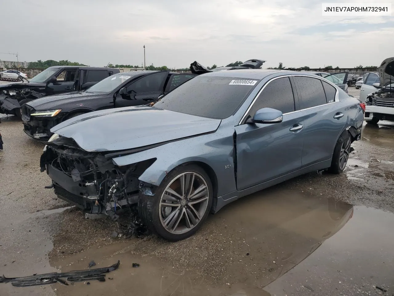 JN1EV7AP0HM732941 2017 Infiniti Q50 Premium