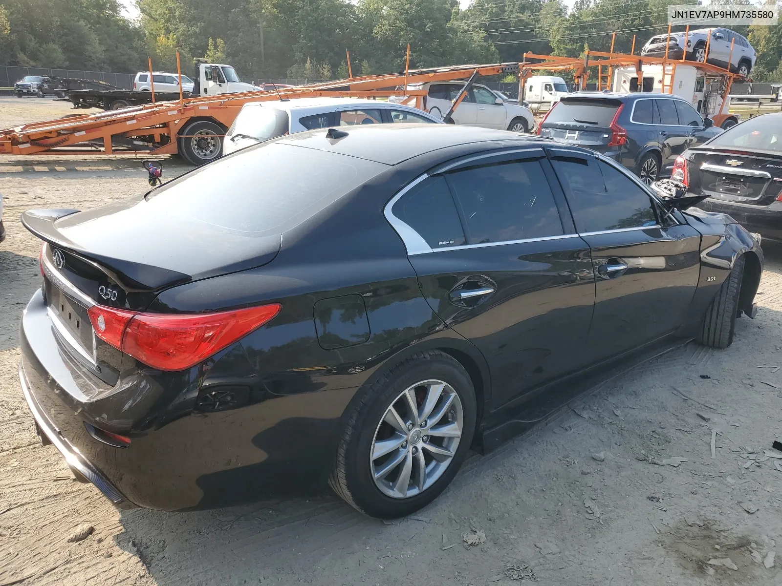 JN1EV7AP9HM735580 2017 Infiniti Q50 Premium