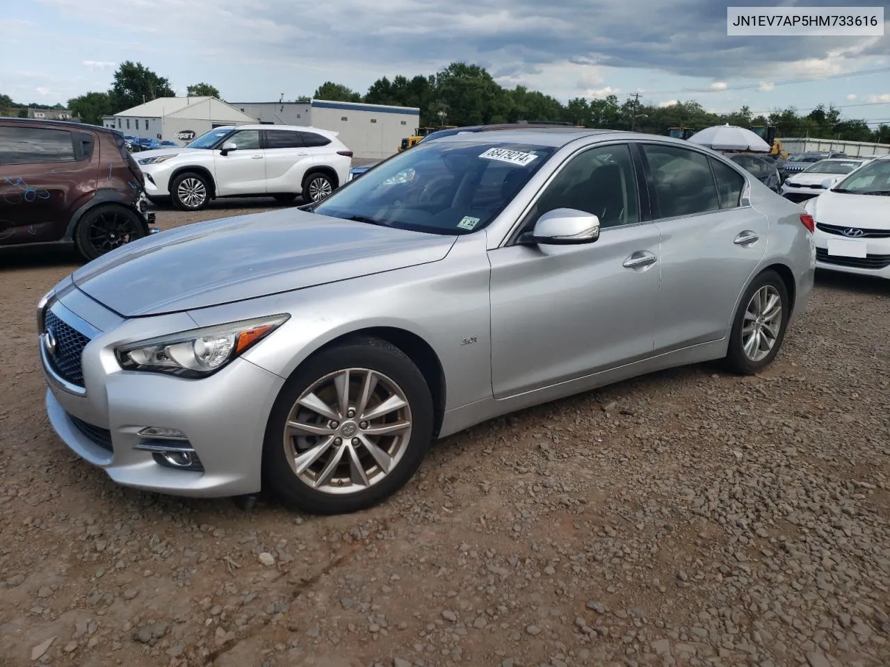 2017 Infiniti Q50 Premium VIN: JN1EV7AP5HM733616 Lot: 68479214