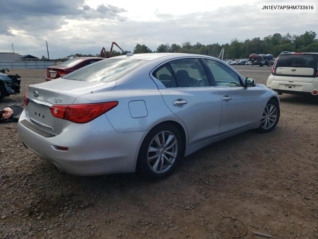 2017 Infiniti Q50 Premium VIN: JN1EV7AP5HM733616 Lot: 68479214