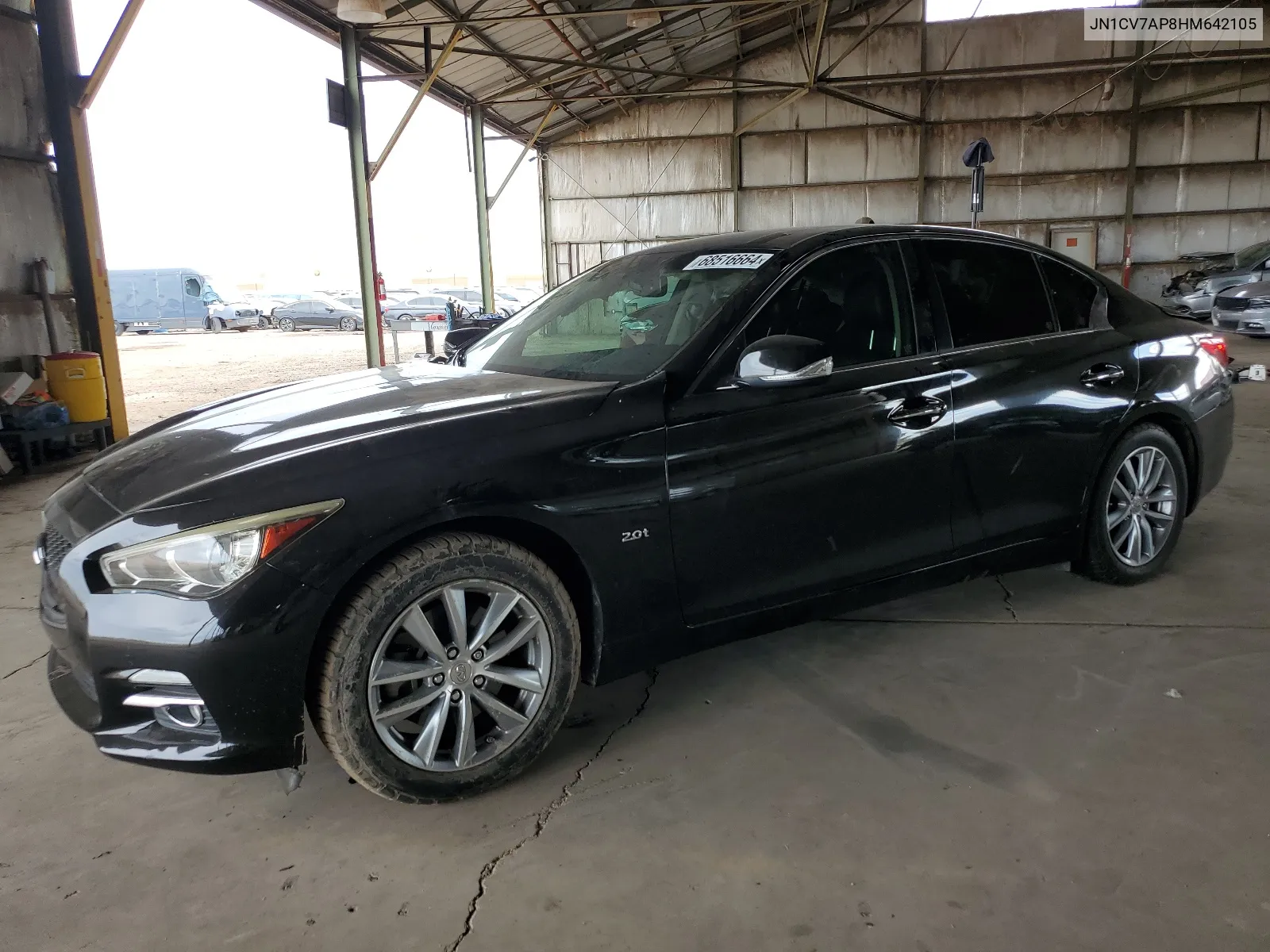 2017 Infiniti Q50 Base VIN: JN1CV7AP8HM642105 Lot: 68516664