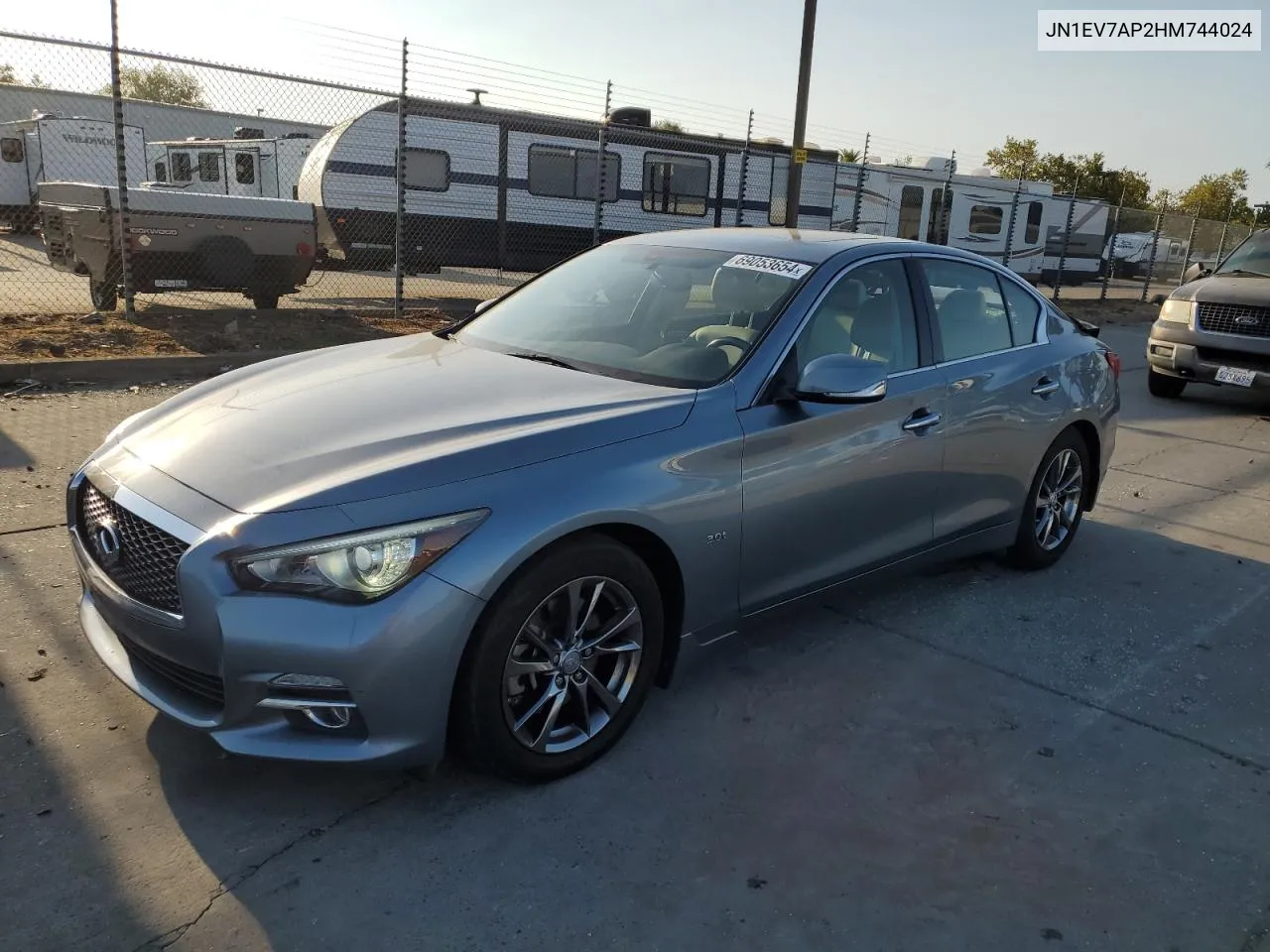 2017 Infiniti Q50 Premium VIN: JN1EV7AP2HM744024 Lot: 69053654