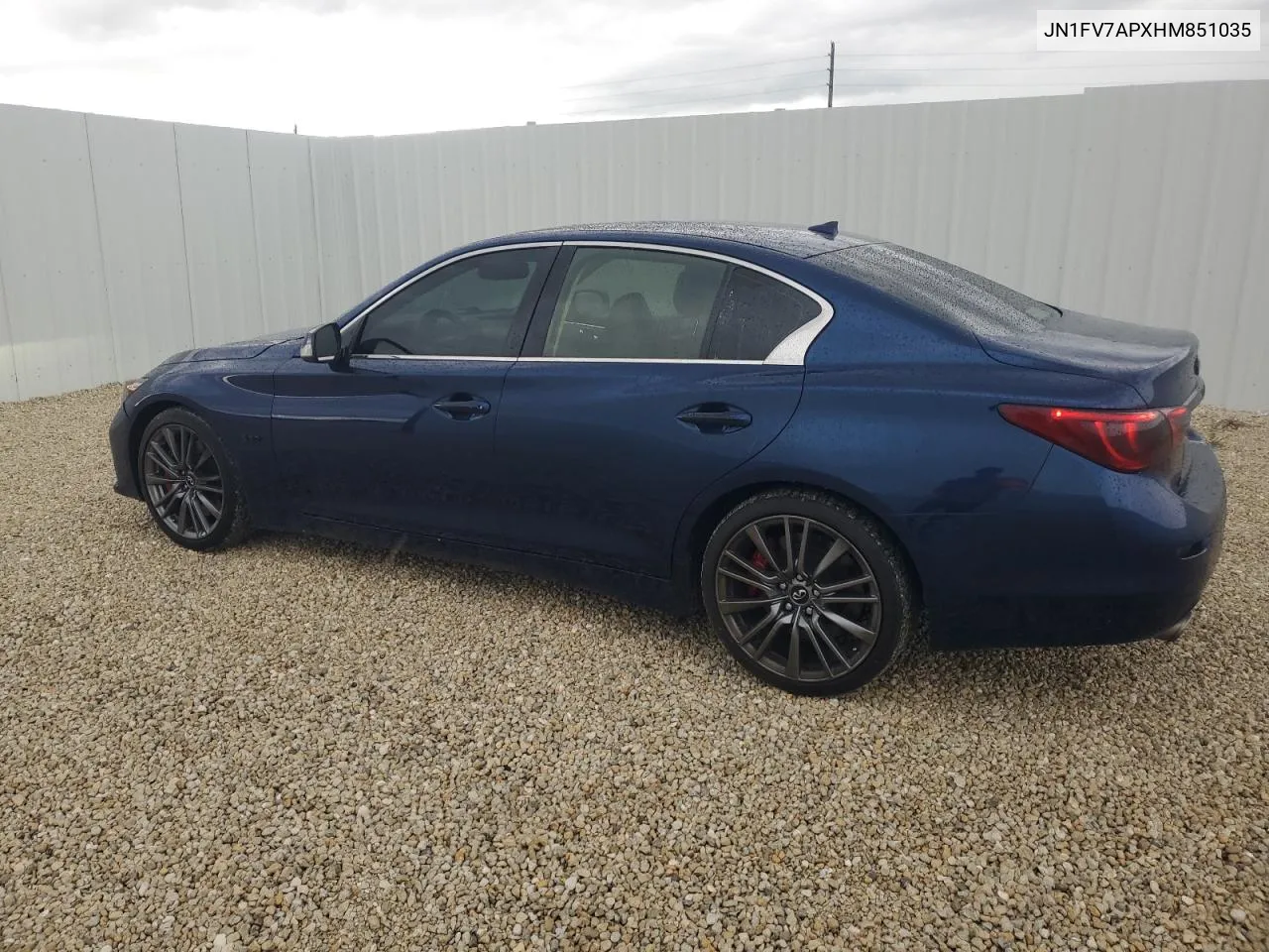 JN1FV7APXHM851035 2017 Infiniti Q50 Red Sport 400