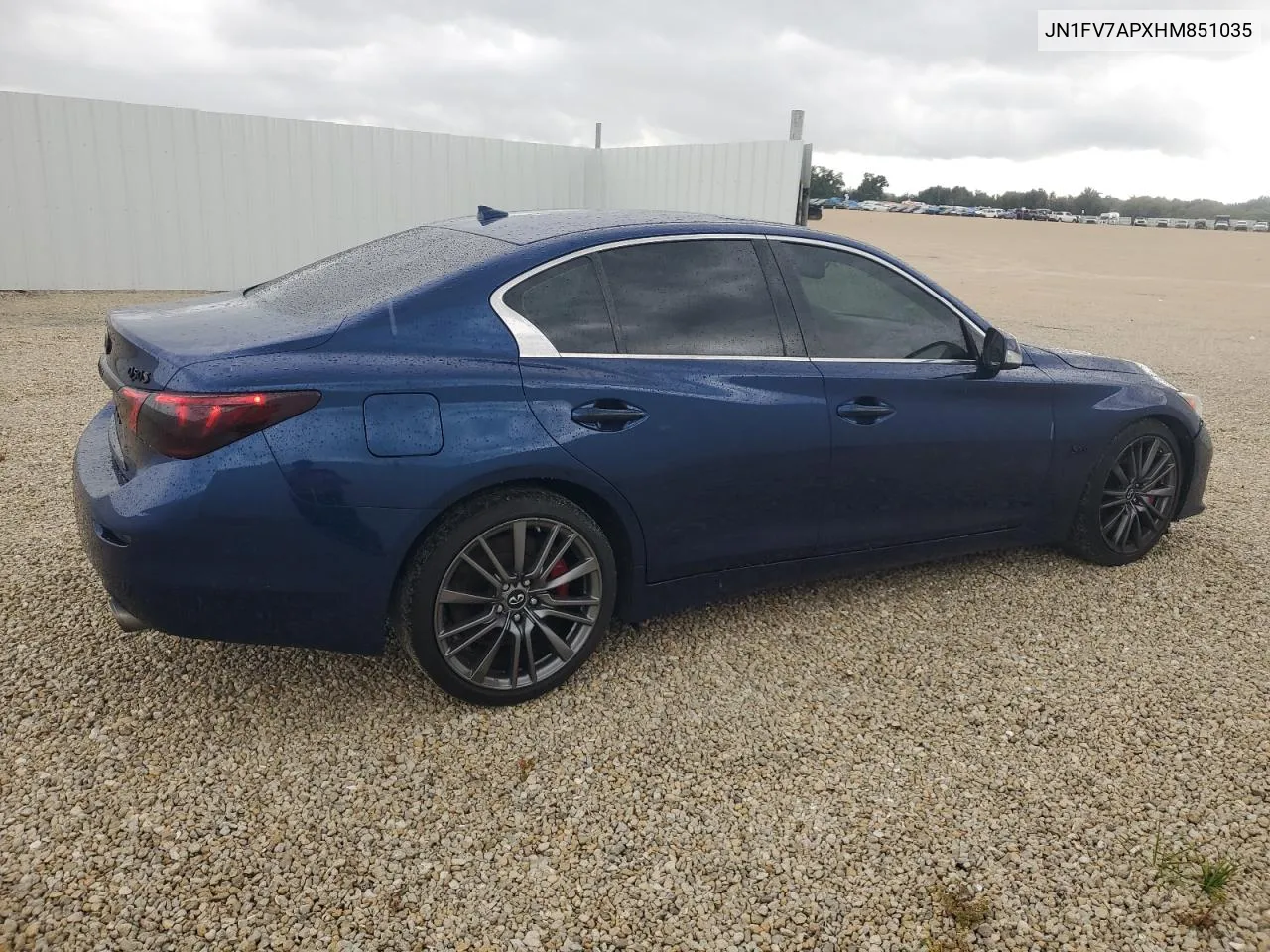 JN1FV7APXHM851035 2017 Infiniti Q50 Red Sport 400