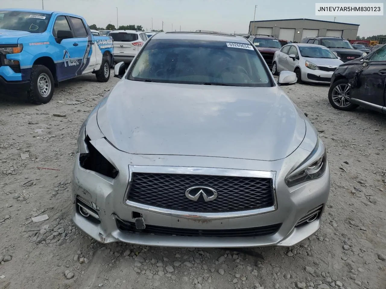 2017 Infiniti Q50 Premium VIN: JN1EV7AR5HM830123 Lot: 69269634