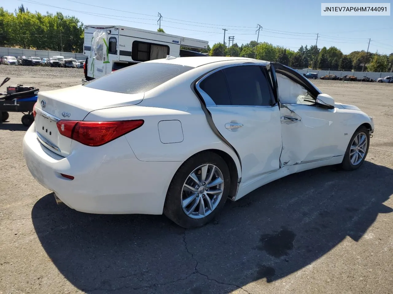 2017 Infiniti Q50 Premium VIN: JN1EV7AP6HM744091 Lot: 69440524