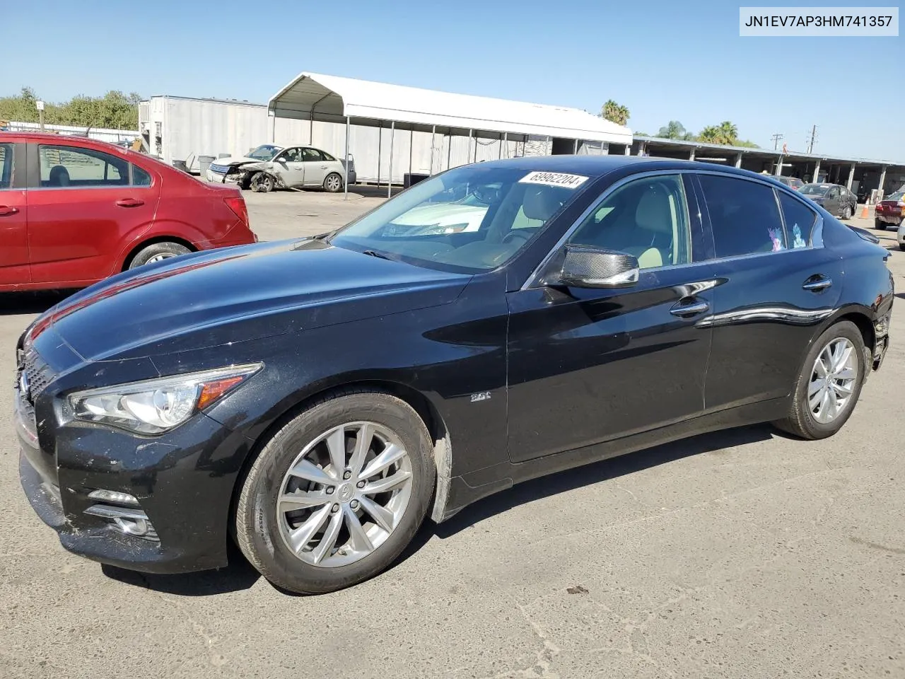 2017 Infiniti Q50 Premium VIN: JN1EV7AP3HM741357 Lot: 69962204