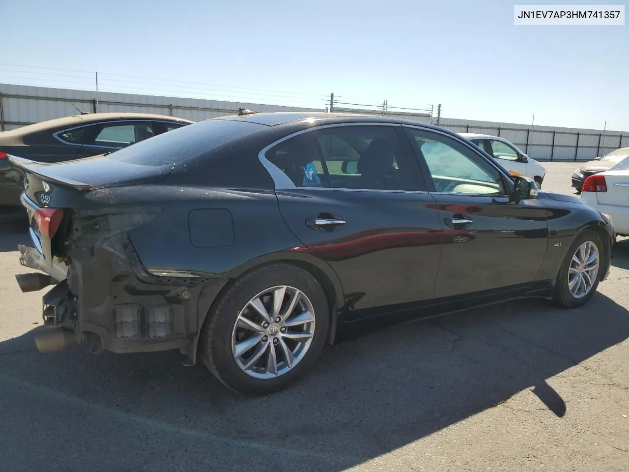 2017 Infiniti Q50 Premium VIN: JN1EV7AP3HM741357 Lot: 69962204