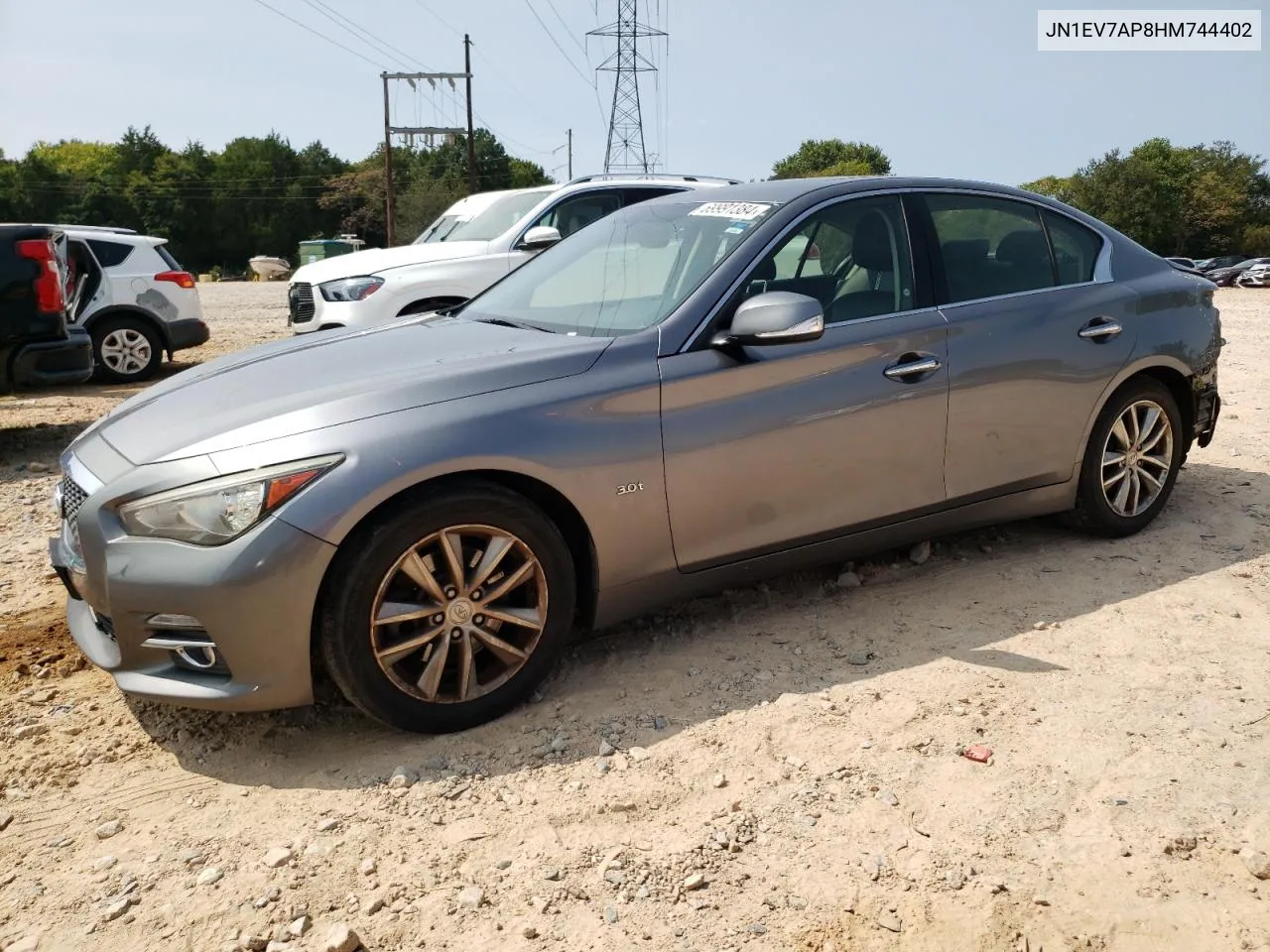 2017 Infiniti Q50 Premium VIN: JN1EV7AP8HM744402 Lot: 69991384