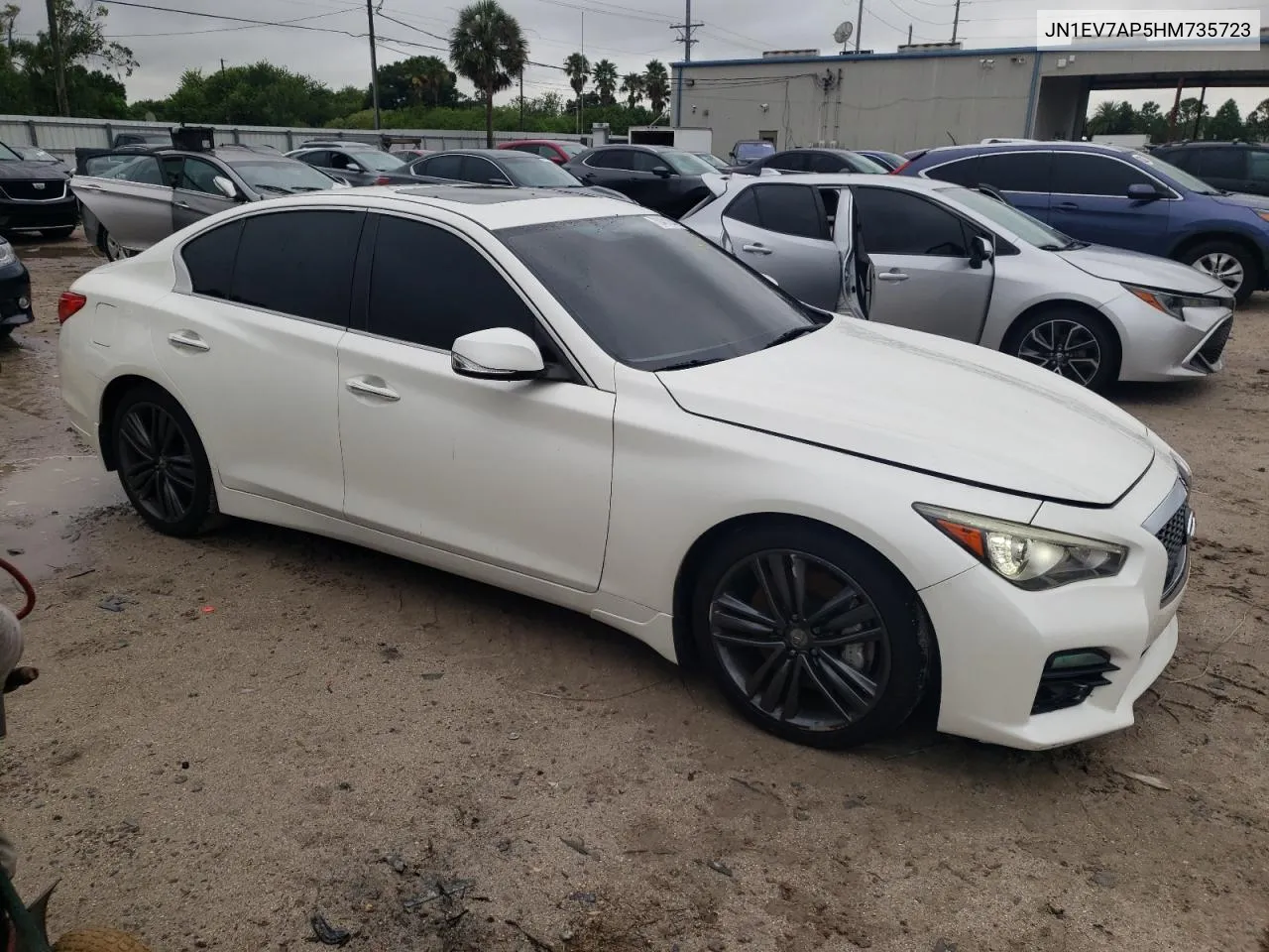 2017 Infiniti Q50 Premium VIN: JN1EV7AP5HM735723 Lot: 70481244