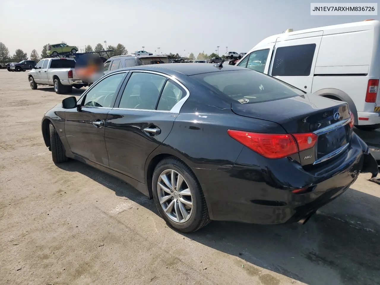 2017 Infiniti Q50 Premium VIN: JN1EV7ARXHM836726 Lot: 70765944