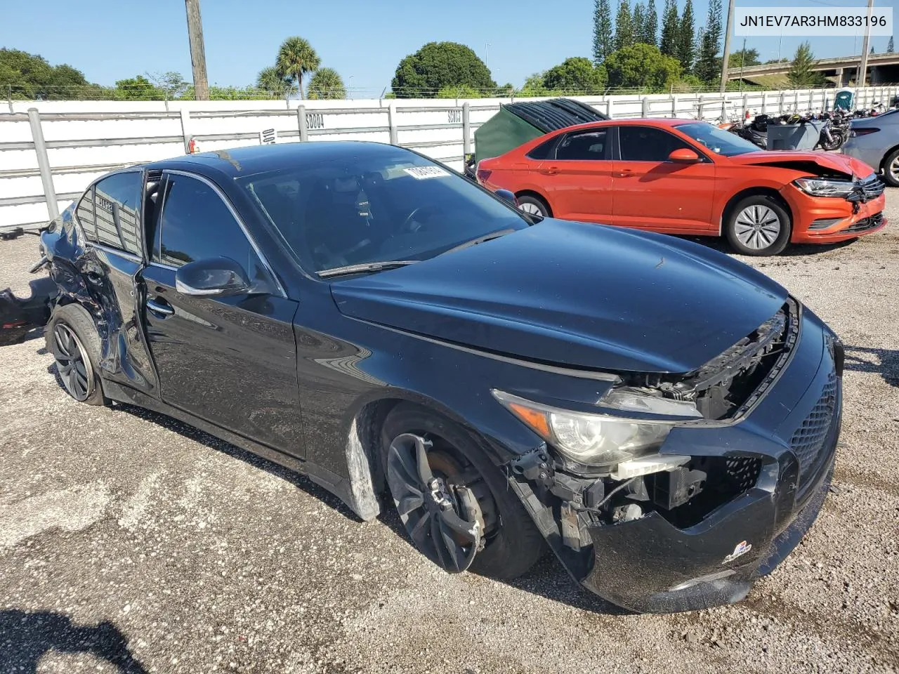 2017 Infiniti Q50 Premium VIN: JN1EV7AR3HM833196 Lot: 70847914