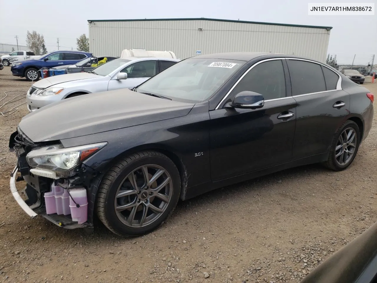 2017 Infiniti Q50 Premium VIN: JN1EV7AR1HM838672 Lot: 70987004