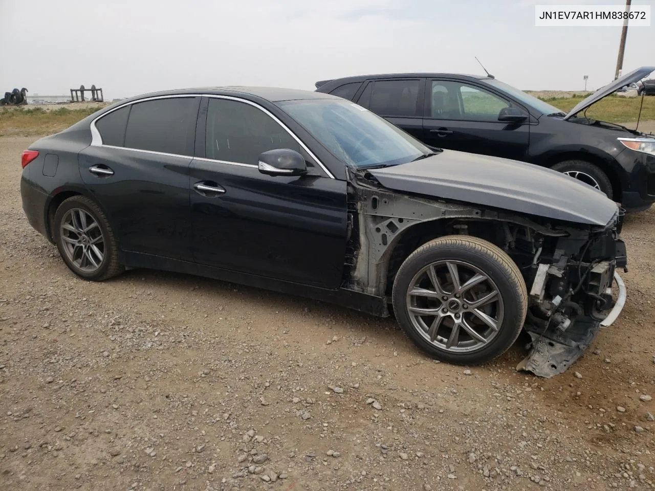 2017 Infiniti Q50 Premium VIN: JN1EV7AR1HM838672 Lot: 70987004