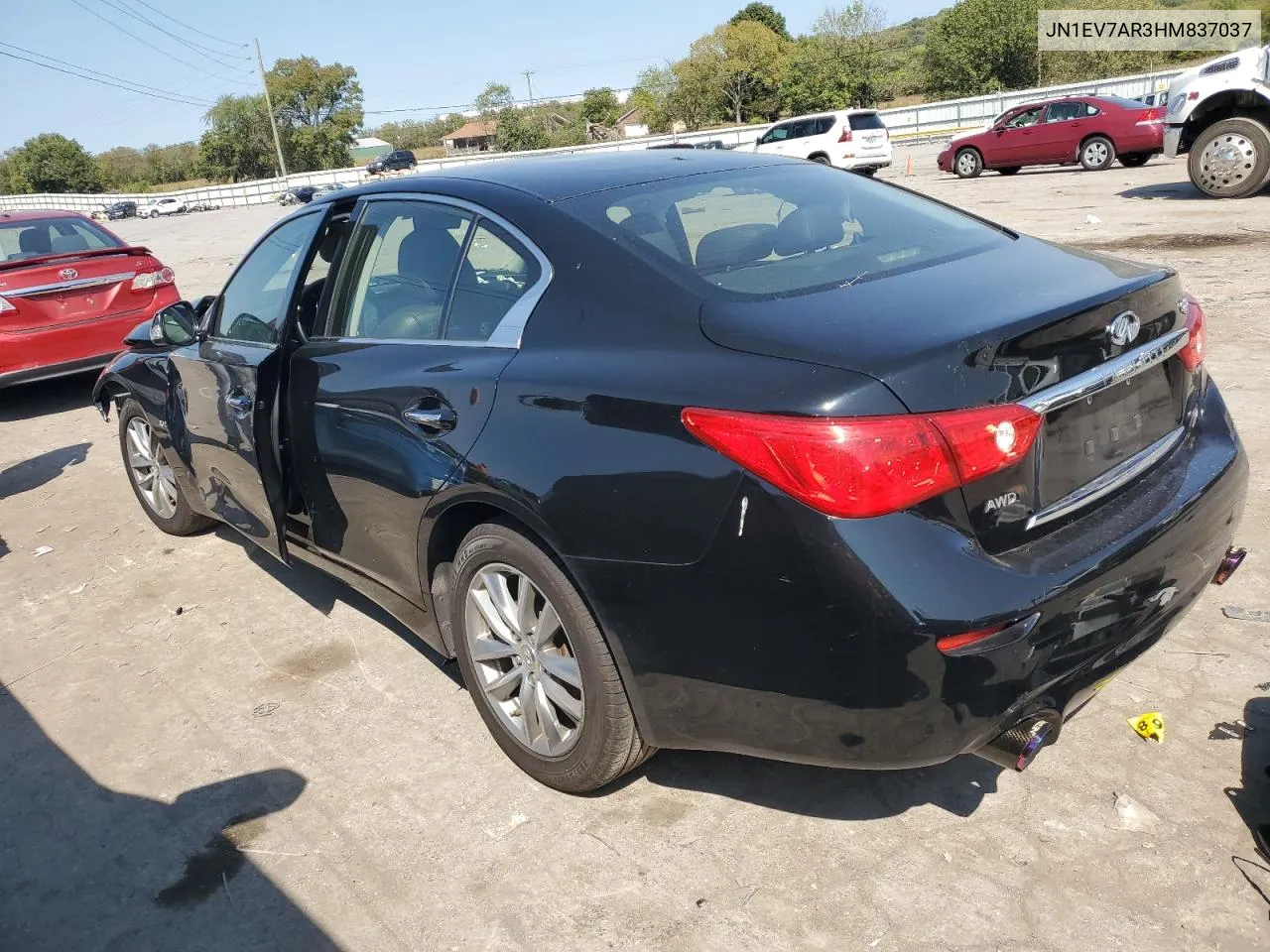 2017 Infiniti Q50 Premium VIN: JN1EV7AR3HM837037 Lot: 71031364