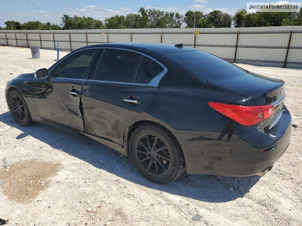 2017 Infiniti Q50 Premium VIN: JN1EV7AP5HM738735 Lot: 71151024