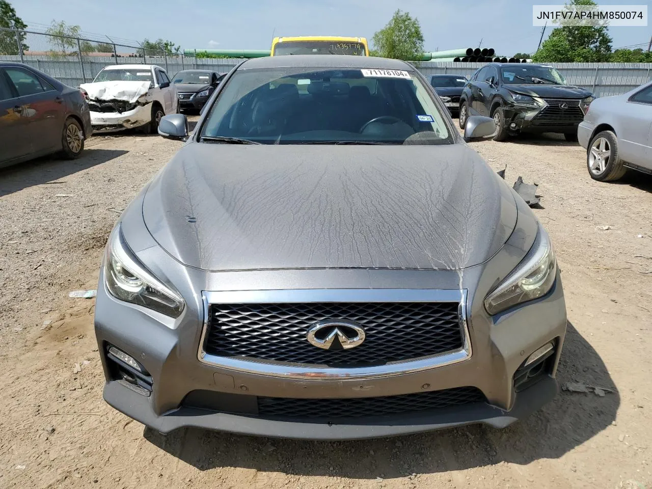 JN1FV7AP4HM850074 2017 Infiniti Q50 Red Sport 400